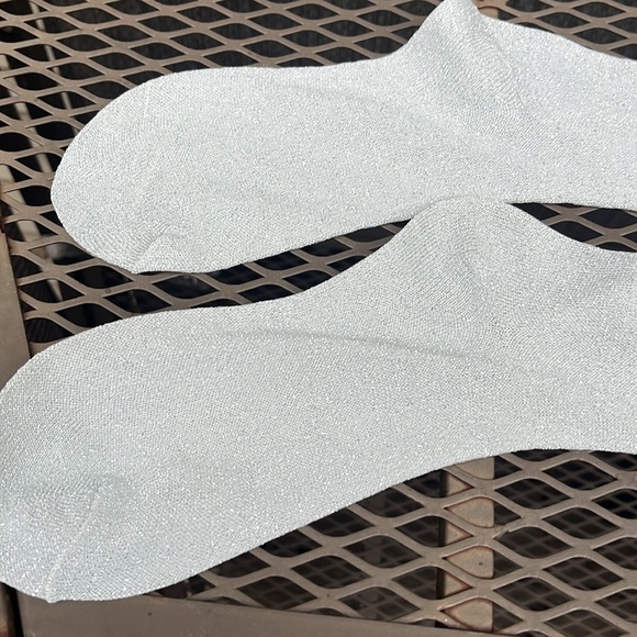 NWT women silver stockings or socks - Picture 2 of 6